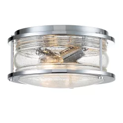   Quintiesse ASHLAND BAY QN-ASHLANDBAY-F-PC-BATH Süllyesztett mennyezeti lámpa 2x60W/E27 IP44