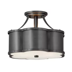 Quintiesse CHANCE QN-CHANCE-SF-S-BLB Plafonlámpa 2x60W/E27