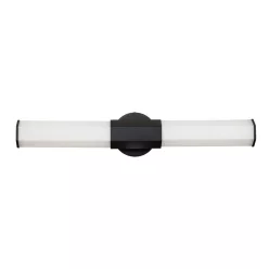   Quintiesse FACET QN-FACET-LED2-BK-BATH Fali lámpa 2x12W/LED 3000k 2160LM IP44