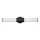 Quintiesse FACET QN-FACET-LED2-BK-BATH Fali lámpa 2x12W/LED 3000k 2160LM IP44
