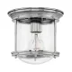 Quintiesse HADRIAN QN-HADRIAN-MINI-F-CM-CLEAR Süllyesztett mennyezeti lámpa 1x60W/E27 IP44
