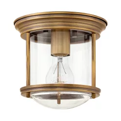   Quintiesse HADRIAN QN-HADRIAN-MINI-F-BR-CLEAR Süllyesztett mennyezeti lámpa 1x60W/E27 IP44