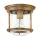 Quintiesse HADRIAN QN-HADRIAN-MINI-F-BR-CLEAR Süllyesztett mennyezeti lámpa 1x60W/E27 IP44