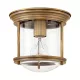 Quintiesse HADRIAN QN-HADRIAN-MINI-F-BR-CLEAR Süllyesztett mennyezeti lámpa 1x60W/E27 IP44