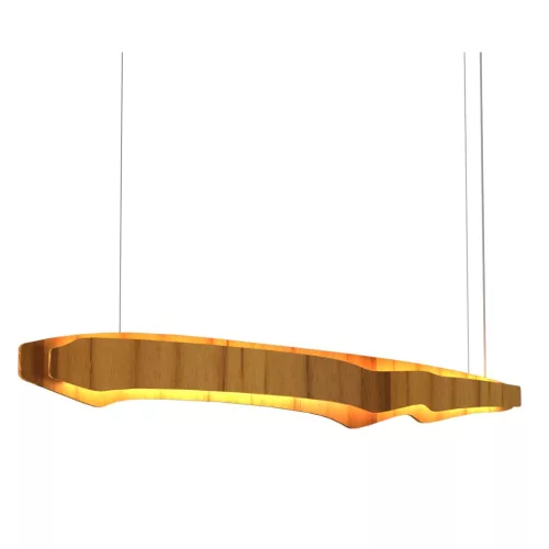 Quintiesse Horizon QN-HORIZON-LED-LP-140-TEAK Függőlámpa 1x65W/LED 3000K 3774lm IP20