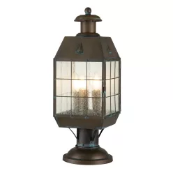   Quintiesse NANTUCKET QN-NANTUCKET3-L-AS Világítóoszlop 3x60W/E14 IP44
