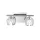 Quintiesse REGALIA QN-REGALIA2-PC-BATH Fali lámpa 2x3W/G9 3000k 600LM IP44