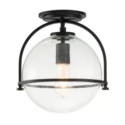   Quintiesse SOMERSET QN-SOMERSET-F-C-BK Plafonlámpa 1x60W/E27
