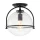 Quintiesse SOMERSET QN-SOMERSET-F-C-BK Plafonlámpa 1x60W/E27