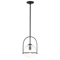   Quintiesse SOMERSET QN-SOMERSET-P-C-BK Függőlámpa 1x60W/E27