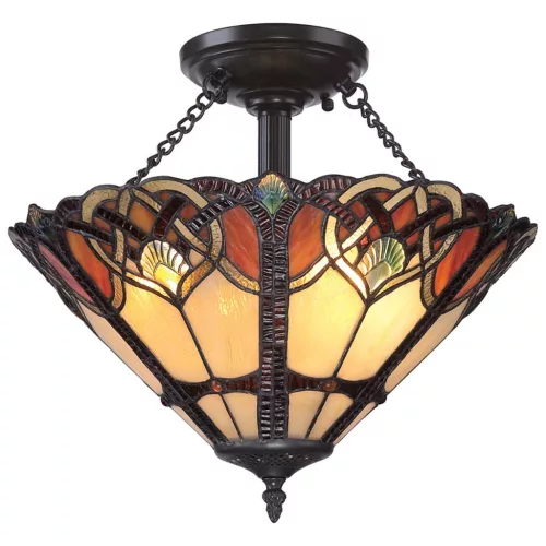 Quoizel CAMBRIDGE QZ-CAMBRIDGE-SF Plafonlámpa 2x60W/E27