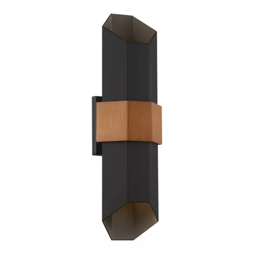 Quoizel Chasm QZ-CHASM-L-BKW Fali lámpa 2x9.5W /LED IP44