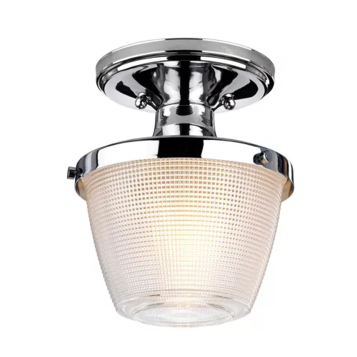 Elstead Lighting DUBLIN QZ-DUBLIN-SF-PC Plafonlámpa 1x60W/E27 IP44