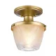 Elstead Lighting DUBLIN QZ-DUBLIN-SF-PNBR Plafonlámpa 1x60W/E27 IP44