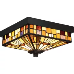   Quoizel INGLENOOK QZ-INGLENOOK-F Süllyesztett mennyezeti lámpa 2x60W/E27 IP44