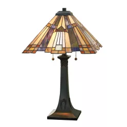 Quoizel INGLENOOK QZ-INGLENOOK-TL Asztali lámpa 2x60W/E27