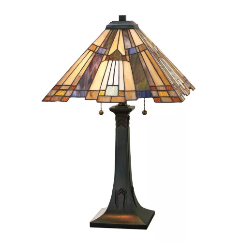 Quoizel INGLENOOK QZ-INGLENOOK-TL Asztali lámpa 2x60W/E27