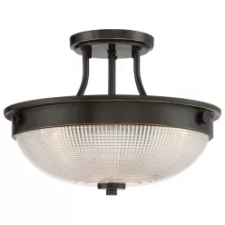 Quoizel MANTLE QZ-MANTLE-SF-PN Plafonlámpa 2x60W/E27