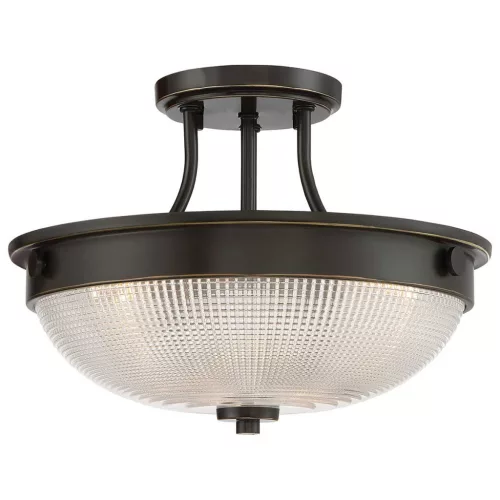 Quoizel MANTLE QZ-MANTLE-SF-PN Plafonlámpa 2x60W/E27