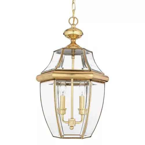 Quoizel NEWBURY QZ-NEWBURY8-L-PB Függőlámpa 2x60W/E14 IP23