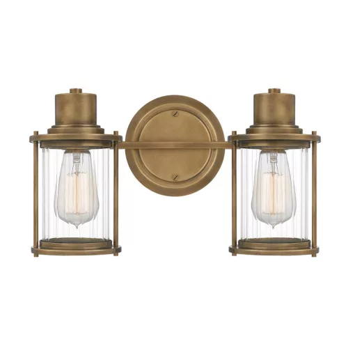 Quoizel Riggs QZ-RIGGS2-BATH-WS Fali lámpa 2x40W/E27 IP44