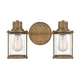 Quoizel Riggs QZ-RIGGS2-BATH-WS Fali lámpa 2x40W/E27 IP44