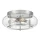 Elstead Lighting QUOIZLE QZ-TRILOGY-FM-BN Süllyesztett mennyezeti lámpa 3x60W/E27