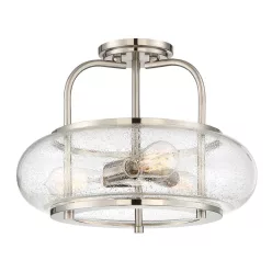   Elstead Lighting QUOIZLE QZ-TRILOGY-SFM-BN Plafonlámpa 3x60W/E27