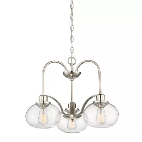 Elstead Lighting QUOIZLE QZ-TRILOGY3-BN Csillár 3x60W/E27