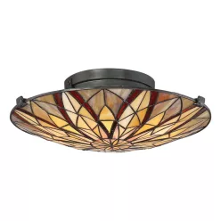   Elstead Lighting VICTORY & HOLMES QZ-VICTORY-SF Plafonlámpa 2x60W/E27