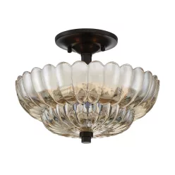   Quoizel Whitecap QZ-WHITECAP-SF-S Plafonlámpa 3x40W/E14 IP20
