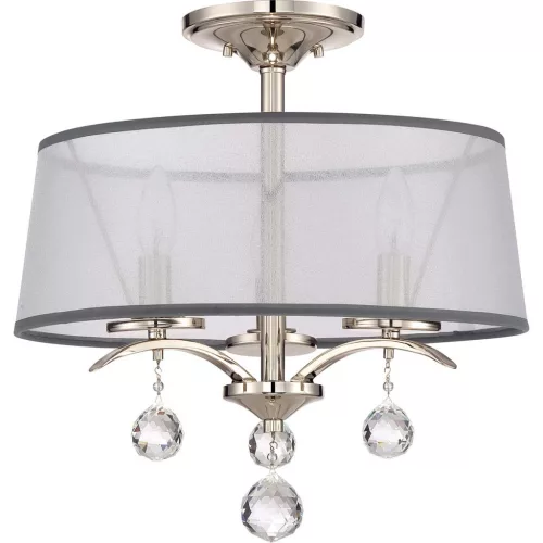 Quoizel WHITNEY QZ-WHITNEY-SF Plafonlámpa 3x40W/E14