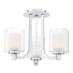   Quoizel Kolt QZ-KOLT-SF-PC-BATH Süllyesztett mennyezeti lámpa 3x3.5W/G9 IP44