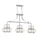 Elstead Lighting QUOIZLE QZ-TRILOGY-ISLE-BN Csillár 3x60W/E27