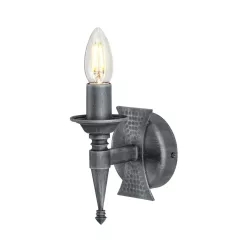Elstead Lighting SAXON SAX1-BLK-SIL Fali lámpa 1x60W/E14