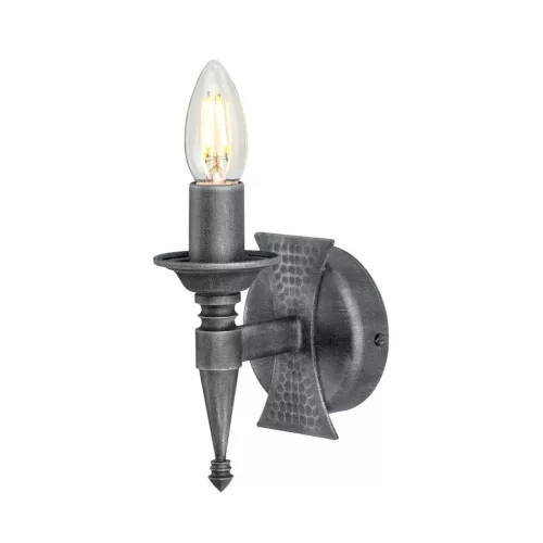 Elstead Lighting SAXON SAX1-BLK-SIL Fali lámpa 1x60W/E14