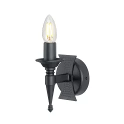 Elstead Lighting SAXON SAX1-BLK Fali lámpa 1x60W/E14
