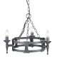Elstead Lighting SAXON SAX3-BLK-SIL Csillár 3x60W/E14