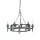 Elstead Lighting SAXON SAX5-BLK-SIL Csillár 5x60W/E14