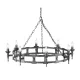Elstead Lighting SAXON SAX8-BLK-SIL Csillár 8x60W/E14