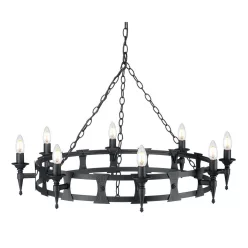 Elstead Lighting SAXON SAX8-BLK Csillár 8x60W/E14