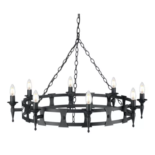 Elstead Lighting SAXON SAX8-BLK Csillár 8x60W/E14