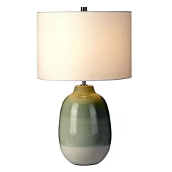 éjjeli lámpa halványzöld-fehér színű vázzal és porcelán testtel beltéri használatra elstead-chelsfield-tl - moretti.hu