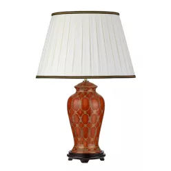 éjjeli lámpa bronz színű vázzal és porcelán testtel beltéri használatra elstead-dl-datai-tl - moretti.hu
