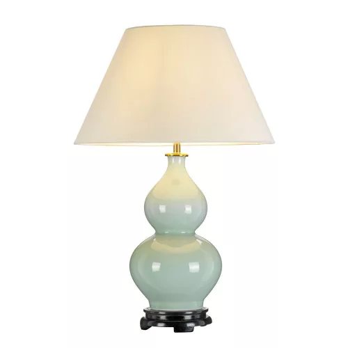 éjjeli lámpa antik zöld színű vázzal és porcelán testtel beltéri használatra elstead-dl-harbin-tl-cel - moretti.hu