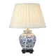 éjjeli lámpa kék-fehér színű vázzal és porcelán testtel beltéri használatra elstead-dl-linyi-tl - moretti.hu