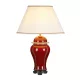 éjjeli lámpa ökörvér színű vázzal és porcelán testtel beltéri használatra elstead-dl-oxblood-tj-tl - moretti.hu