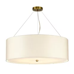 függesztett lámpa idős sárgaréz színű vázzal és testtel beltéri használatra elstead-dl-pearce30-7lt-iv-ab - moretti.hu