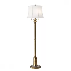 állólámpa bronz színű vázzal és fém testtel beltéri használatra elstead-fe-stateroom-fl-bb - moretti.hu