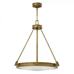 függesztett lámpa bronz színű vázzal és fém testtel beltéri használatra elstead-hk-collier-p - moretti.hu